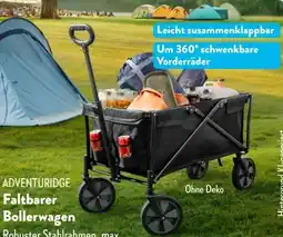 Aldi Süd Adventuridge Faltbarer Bollerwagen Angebot