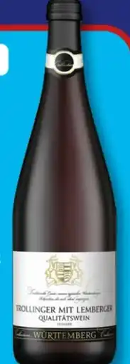 Aldi Süd Württemberg Trollinger mit Lemberger Rotwein Angebot