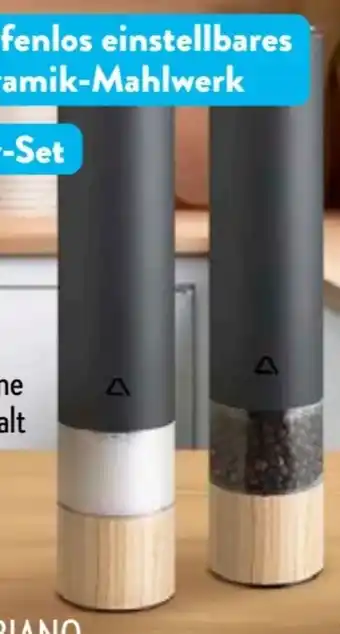 Aldi Süd Ambiano Salz- und Pfeffermühle Angebot