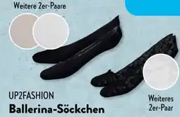 Aldi Süd Up2Fashion Damen Ballerina-Söckchen 2 Paar Angebot