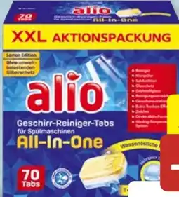 Aldi Süd Alio Geschirr-Reiniger-Tabs XXL Angebot
