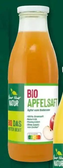 Aldi Süd Nur Natur Bio-Apfeldirektsaft Naturtrüb Angebot