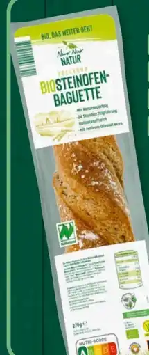 Aldi Süd Nur Natur Bio-Steinofenbaguette Angebot