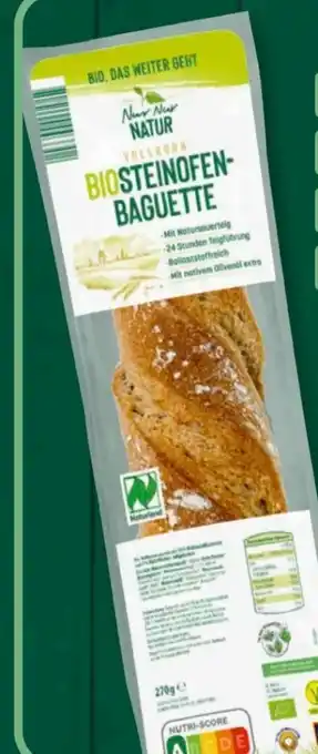 Aldi Süd Nur Natur Bio-Steinofenbaguette Angebot