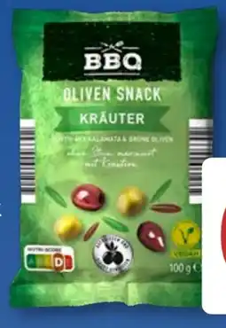 Aldi Süd BBQ Oliven-Snack Kräuter Angebot