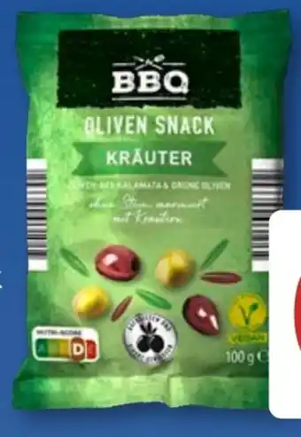 Aldi Süd BBQ Oliven-Snack Kräuter Angebot