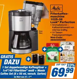 expert Techno Land Melitta Filterkaffeemaschine 1025-06 Look Perfection Angebot