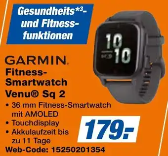 expert Techno Land GARMIN Fitness Smartwatch Venu Sq 2 Angebot