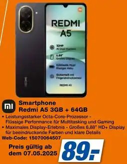 expert Techno Land Smartphone Redmi A5 3GB + 64GB Angebot