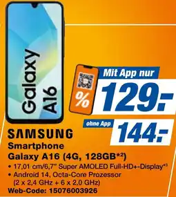 expert Techno Land SAMSUNG Smartphone Galaxy A16 (4G, 128GB) Angebot