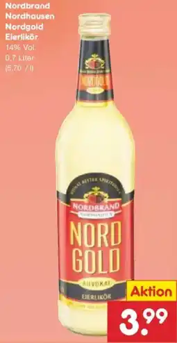 Netto Marken-Discount Nordbrand Nordhausen Nordgold Eierlikör Angebot