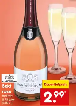 Netto Marken-Discount SCHLOSS HERRENBRUNN Sekt rose Angebot