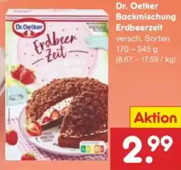 Netto Marken-Discount Dr. Oetker Backmischung Erdbeerzeit Angebot