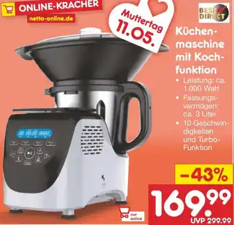 Netto Marken-Discount BEST DIRECT Küchenmaschine mit Kochfunktion Angebot