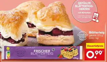 Netto Marken-Discount GENUSS WELT Blätterteig Angebot