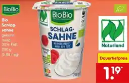 Netto Marken-Discount Bio Schlagsahne Angebot