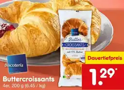 Netto Marken-Discount Biscoteria Buttercroissants Angebot