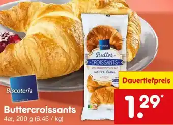 Netto Marken-Discount Biscoteria Buttercroissants Angebot