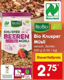 Netto Marken-Discount Bio Knusper Müsli Angebot