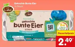 Netto Marken-Discount vom Land Gekochte Bunte Eier Angebot