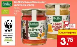 Netto Marken-Discount Bio Blütenhonig flüssig oder Landhonig cremig Angebot