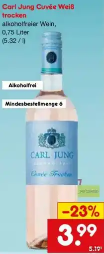 Netto Marken-Discount Carl Jung Cuvée Weiß trocken Angebot