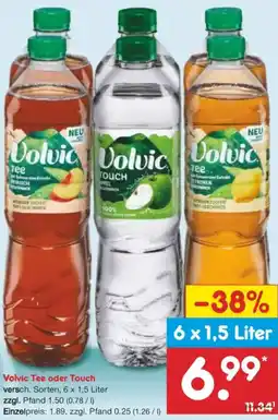 Netto Marken-Discount Volvic Tee oder Touch Angebot