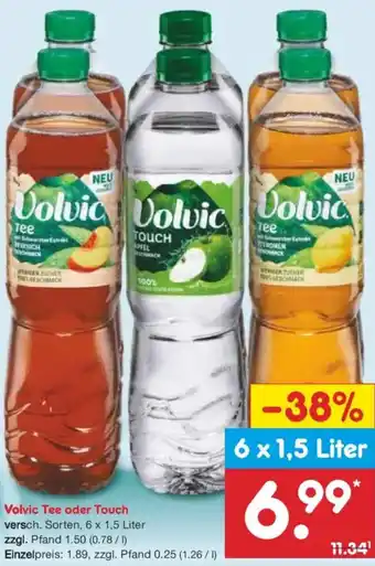 Netto Marken-Discount Volvic Tee oder Touch Angebot
