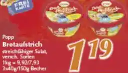 inkoop Popp Brotaufstrich Angebot