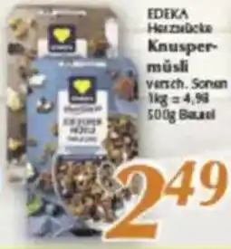 inkoop Edeka Herzstücke Knuspermüsli Angebot