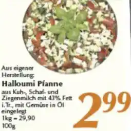 inkoop Halloumi Pfanne Angebot