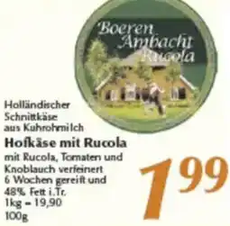 inkoop Hofkäse mit Rucola Angebot