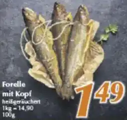 inkoop Forelle mit Kopf Angebot