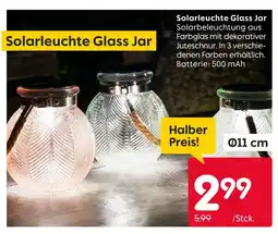 Rusta Solarleuchte glass jar Angebot