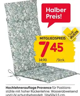 Rusta Club rusta hochlehnerauflage provence Angebot