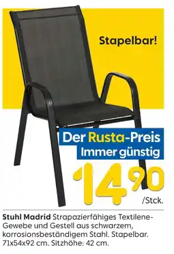 Rusta Rusta stuhl madrid Angebot