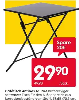 Rusta Cafétisch antibes square Angebot
