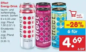 Netto Marken-Discount Effect Energy Drink Angebot