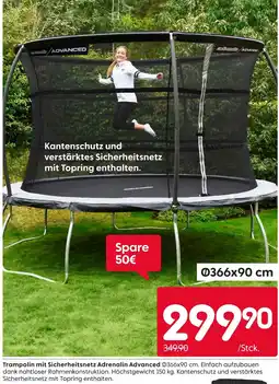 Rusta Trampolin mit sicherheitsnetz adrenalin advanced Angebot