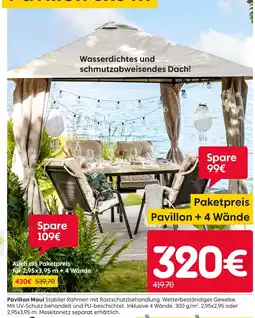 Rusta Pavillon maui Angebot