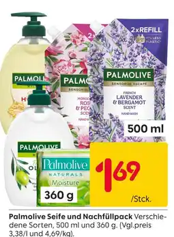 Rusta Palmolive seife und nachfüllpack Angebot