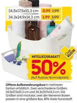 Rusta Club rusta offene aufbewahrungsbox Angebot