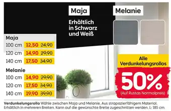 Rusta Maja, melanie verdunkelungsrollo Angebot