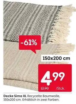 Rusta Decke sima xl Angebot