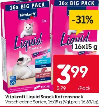 Rusta Vitakraft liquid snack katzensnack Angebot