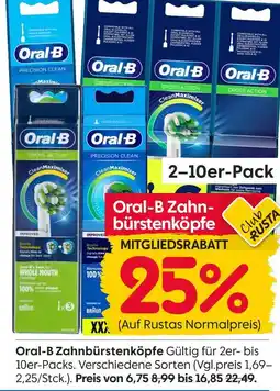 Rusta Oral-b zahnbürstenköpfe Angebot