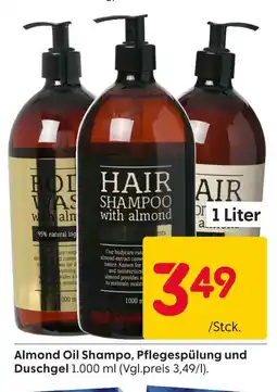 Rusta Almond oil shampoo, pflegespülung und duschgel Angebot