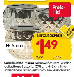 Rusta Solarleuchte prisma Angebot