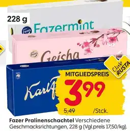 Rusta Fazer pralinenschachtel Angebot