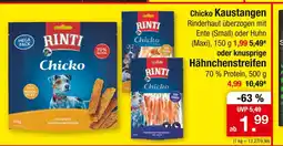 Zimmermann Rinti chicko kaustangen oder knusprige hähnchenstreifen Angebot